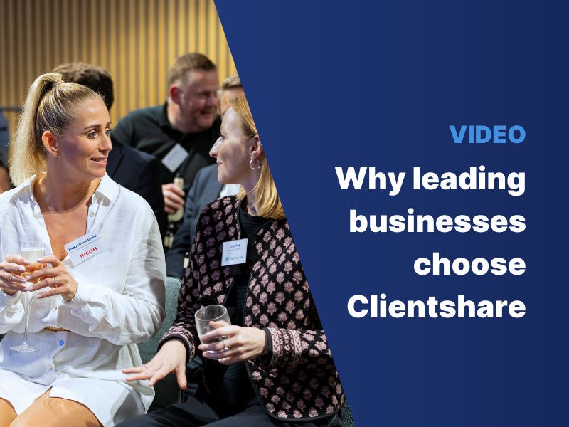 Link to a video showing why leading businesses choose to work with Clientshare