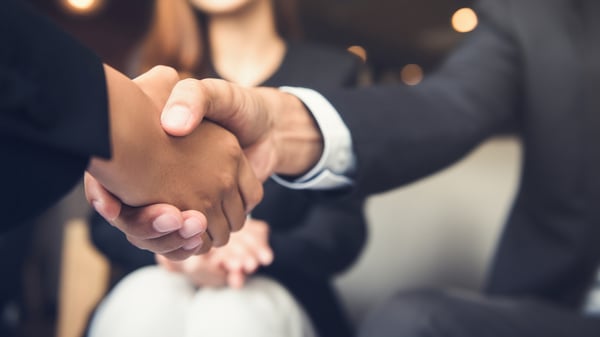 Handshake after essential Quarterly Business Reviews (QBRs)